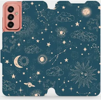 Pouzdro na mobilní telefon Flipové pouzdro Mobiwear - Samsung Galaxy M13 - VP14S Magický vesmír (Knížkové flip pouzdro, obal, kryt na mobil Samsung Galaxy M13 - VP14S Magický vesmír, materiál Umělá kůže + TPU - ochrana 360°, stojánek, silikonová vanička, magnetické zavírání)