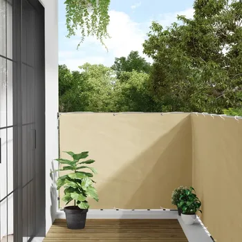 Plot OMAXI Balkonová zástěna krémová 400 x 120 cm PVC 878495