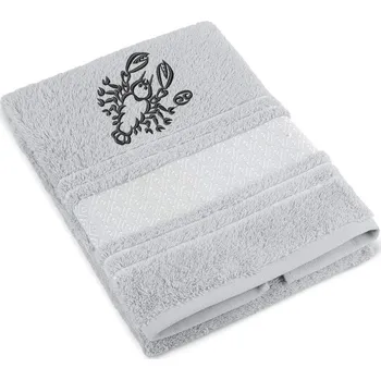 Ručník Bellatex Froté ručník mozaika se znamením RAK Šedá