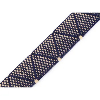 Oboustranný popruh šíře 30 mm, barva 2 modrá tmavá