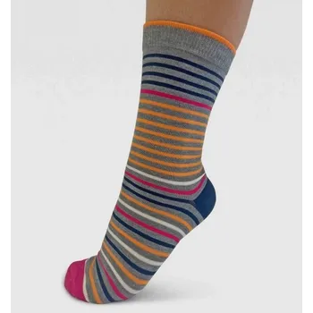 Dámské ponožky Bambusové ponožky Cleo Stripe grey 37-40, Thought Fashion UK