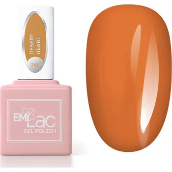 Přípravek na nehty emi E.MiLac BC Desert Heart #241, 9 ml. - Barevný gellak