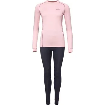Set dámského termoprádla Dámský funkční set KLIMATEX Gina růžový Velikost: XS
