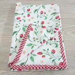 Clayre & Eef Ubrus Jahody 150x150 cm, 150 cm