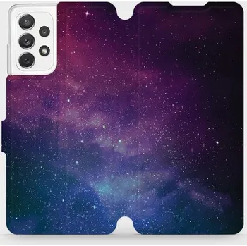 Pouzdro na mobilní telefon Flipové pouzdro Mobiwear - Samsung Galaxy A72 - V147P Mlhovina (Knížkové flip pouzdro, obal, kryt na mobil Samsung Galaxy A72 - V147P Mlhovina, materiál Umělá kůže + TPU - ochrana 360°, stojánek, silikonová vanička, magnetické zavírání)