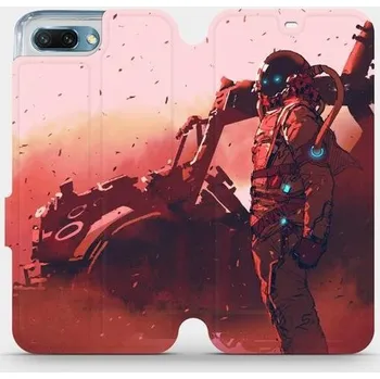Pouzdro na mobilní telefon Flipové pouzdro Mobiwear - Honor 10 - MA09S Průzkumník s červeným vozítkem (Knížkové flip pouzdro, obal, kryt na mobil Honor 10 - MA09S Průzkumník s červeným vozítkem, materiál Umělá kůže + TPU - ochrana 360°, stojánek, silikonová vanička, magnetické)