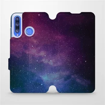 Pouzdro na mobilní telefon Flipové pouzdro Mobiwear - Honor 20 Lite - V147P Mlhovina (Knížkové flip pouzdro, obal, kryt na mobil Honor 20 Lite - V147P Mlhovina, materiál Umělá kůže + TPU - ochrana 360°, stojánek, silikonová vanička, magnetické zavírání)