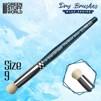 Umělecký štětec Green Stuff World Dry Brush: Blue Series - Size 9 (Green Stuff World)