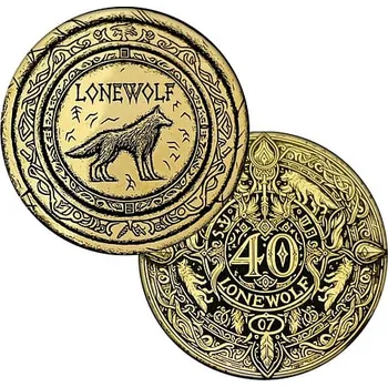 imago Limitovaná pamětní mince Lone Wolf - 40 let