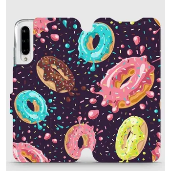 Pouzdro na mobilní telefon Flipové pouzdro Mobiwear - Xiaomi Mi A3 - VP19S Donutky (Knížkové flip pouzdro, obal, kryt na mobil Xiaomi Mi A3 - VP19S Donutky, materiál Umělá kůže + TPU - ochrana 360°, stojánek, silikonová vanička, magnetické zavírání)