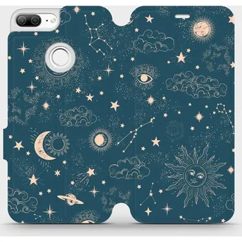 Pouzdro na mobilní telefon Flipové pouzdro Mobiwear - Honor 9 Lite - VP14S Magický vesmír (Knížkové flip pouzdro, obal, kryt na mobil Honor 9 Lite - VP14S Magický vesmír, materiál Umělá kůže + TPU - ochrana 360°, stojánek, silikonová vanička, magnetické zavírání)