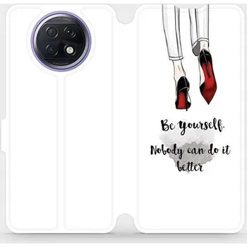 Pouzdro na mobilní telefon Flipové pouzdro Mobiwear - Xiaomi Redmi Note 9T 5G - M046P Be yourself (Knížkové flip pouzdro, obal, kryt na mobil Xiaomi Redmi Note 9T 5G - M046P Be yourself, materiál Umělá kůže + TPU - ochrana 360°, stojánek, silikonová vanička, magnetické zavírání)