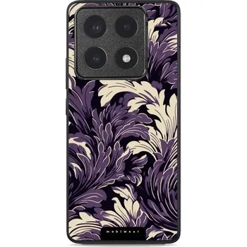 Pouzdro na mobilní telefon Lesklý kryt Mobiwear Glossy - Xiaomi 14T Pro - GA46G Fialové rostliny (Prémiové lesklé pouzdro, obal, kryt Mobiwear Glossy na mobil Xiaomi 14T Pro - GA46G Fialové rostliny, materiál Plast + TPU silikon - krytí po všech stranách, neošoupatelný potisk, tenk