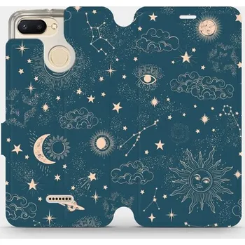 Pouzdro na mobilní telefon Flipové pouzdro Mobiwear - Xiaomi Redmi 6 - VP14S Magický vesmír (Knížkové flip pouzdro, obal, kryt na mobil Xiaomi Redmi 6 - VP14S Magický vesmír, materiál Umělá kůže + TPU - ochrana 360°, stojánek, silikonová vanička, magnetické zavírání)