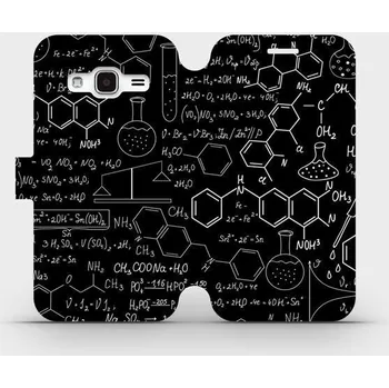 Telefonní příslušenství Flipové pouzdro Mobiwear - Samsung Galaxy J3 2016 - V060P Vzorečky (Knížkové flip pouzdro, obal, kryt na mobil Samsung Galaxy J3 2016 - V060P Vzorečky, materiál Umělá kůže + TPU - ochrana 360°, stojánek, silikonová vanička, magnetické zavírání)