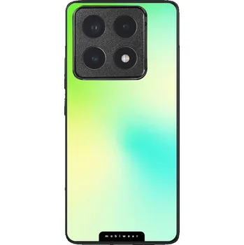 Pouzdro na mobilní telefon Lesklý kryt Mobiwear Glossy - Xiaomi 14T Pro - G062G Zelenkavý odstín (Prémiové lesklé pouzdro, obal, kryt Mobiwear Glossy na mobil Xiaomi 14T Pro - G062G Zelenkavý odstín, materiál Plast + TPU silikon - krytí po všech stranách, neošoupatelný potisk, tenk
