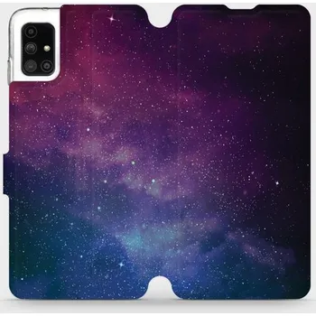 Pouzdro na mobilní telefon Flipové pouzdro Mobiwear - Samsung Galaxy M51 - V147P Mlhovina (Knížkové flip pouzdro, obal, kryt na mobil Samsung Galaxy M51 - V147P Mlhovina, materiál Umělá kůže + TPU - ochrana 360°, stojánek, silikonová vanička, magnetické zavírání)