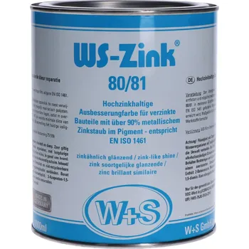 barva na zeď zinková barva WS-Zink® 80/81 - obsah zinku 90%, balení 1 l / 2,3 kg