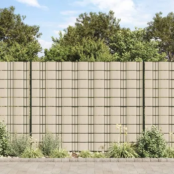 Plot OMAXI Zahradní stínící plotová fólie PVC 70 x 0,19 krémová 089095
