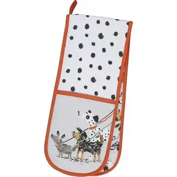 Chňapka Ulster Weavers Kuchyňská dvojitá rukavice Dog Days 100% bavlna