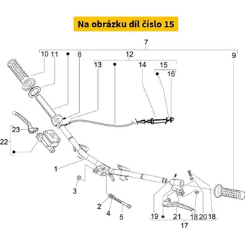 Piaggio Matky plynového lanka 269145