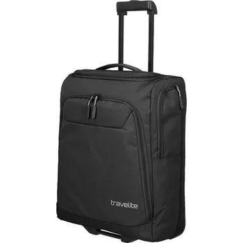 Cestovní taška Travelite Kick Off Wheeled Duffle S Black 44L