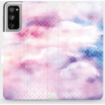 Pouzdro na mobilní telefon Flipové pouzdro Mobiwear - Samsung Galaxy S20 FE - MR02S Vodovkové obrazce (Knížkové flip pouzdro, obal, kryt na mobil Samsung Galaxy S20 FE - MR02S Vodovkové obrazce, materiál Umělá kůže + TPU - ochrana 360°, stojánek, silikonová vanička, magnetické)