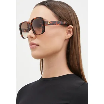 Sluneční brýle LINDA FARROW MIMA hnědá barva, LFL1401C2SUN, ONE SIZE, 89X