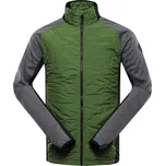 Alpine Pro Jorw Pánská outdoorová mikina s merino výplní MSWD408 Treetop XXXL