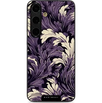 Pouzdro na mobilní telefon Lesklý kryt Mobiwear Glossy - Samsung Galaxy S24 FE - GA46G Fialové rostliny (Prémiové lesklé pouzdro, obal, kryt Mobiwear Glossy na mobil Samsung Galaxy S24 FE - GA46G Fialové rostliny, materiál Plast + TPU silikon - krytí po všech stranách, neošoupateln