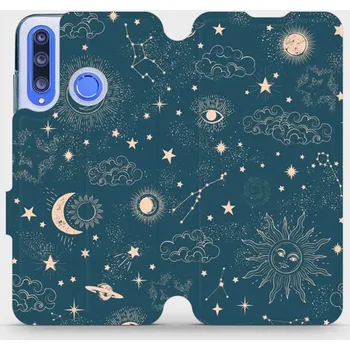 Pouzdro na mobilní telefon Flipové pouzdro Mobiwear - Honor 20 Lite - VP14S Magický vesmír (Knížkové flip pouzdro, obal, kryt na mobil Honor 20 Lite - VP14S Magický vesmír, materiál Umělá kůže + TPU - ochrana 360°, stojánek, silikonová vanička, magnetické zavírání)