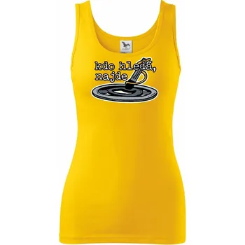 Dámské tričko Kdo hledá, najde - Dámské tílko - XL ( Žlutá )