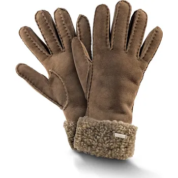 Rukavice Fellhof Prstové rukavice TEDDY Zvolte variantu: Hnědá, Velikost: 8