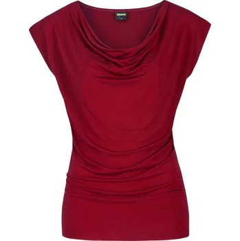 Bambusový Top Voda Bez Rukávu Červená Dámská Velikost: M