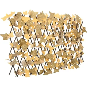 Plot OMAXI Treláž s umělými javorovými listy roztahovací oranžová 180x60cm 363854