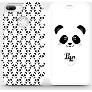 Pouzdro na mobilní telefon Flipové pouzdro Mobiwear - Honor 9 Lite - M030P Panda Amálka (Knížkové flip pouzdro, obal, kryt na mobil Honor 9 Lite - M030P Panda Amálka, materiál Umělá kůže + TPU - ochrana 360°, stojánek, silikonová vanička, magnetické zavírání)