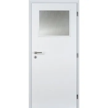 Interiérové dveře Dveře částečně prosklené 1/3 Doornite Basic bílá pravá 700 mm