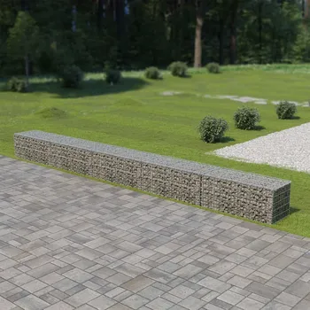 Plot OMAXI Gabionová zeď s víky z pozinkované oceli 600 x 50 x 50 cm 592169