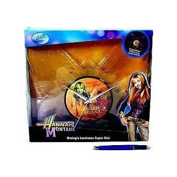 Svítilna hodiny nástěnné Hannah Montana svítící 28x25 **5