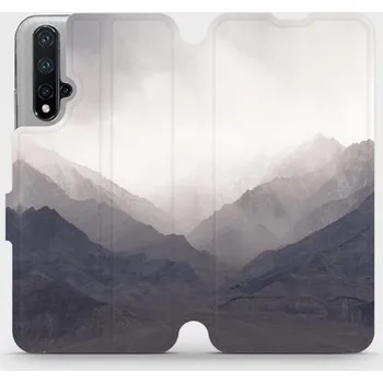 Pouzdro na mobilní telefon Flipové pouzdro Mobiwear - Honor 20 - M151P Hory (Knížkové flip pouzdro, obal, kryt na mobil Honor 20 - M151P Hory, materiál Umělá kůže + TPU - ochrana 360°, stojánek, silikonová vanička, magnetické zavírání)