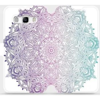 Pouzdro na mobilní telefon Flipové pouzdro Mobiwear - Samsung Galaxy J5 2016 - M008S Mandala (Knížkové flip pouzdro, obal, kryt na mobil Samsung Galaxy J5 2016 - M008S Mandala, materiál Umělá kůže + TPU - ochrana 360°, stojánek, silikonová vanička, magnetické zavírání)