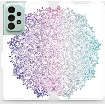 Pouzdro na mobilní telefon Flipové pouzdro Mobiwear - Samsung Galaxy A33 5G - M008S Mandala (Knížkové flip pouzdro, obal, kryt na mobil Samsung Galaxy A33 5G - M008S Mandala, materiál Umělá kůže + TPU - ochrana 360°, stojánek, silikonová vanička, magnetické zavírání)