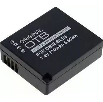 TopTechnology Baterie Panasonic&nbsp;DMW-BLE9 750mAh Li-Ion - neoriginální kvalitní příslušenství pro fotoaparáty