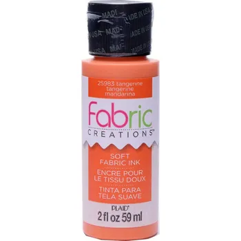 Výtvarná barva Fabric creation Fabric Creations Soft Fabric Inks - Barvy na textil Barvy Fabrik: Tangerine