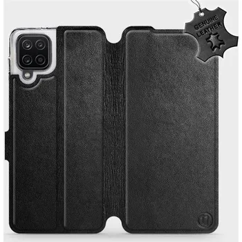 Pouzdro na mobilní telefon Mobiwear flipové pouzdro pro Samsung Galaxy A12 černé