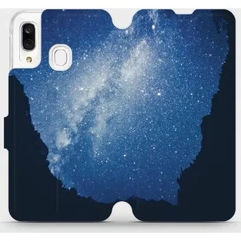 Pouzdro na mobilní telefon Flipové pouzdro Mobiwear - Samsung Galaxy A40 - M146P Galaxie (Knížkové flip pouzdro, obal, kryt na mobil Samsung Galaxy A40 - M146P Galaxie, materiál Umělá kůže + TPU - ochrana 360°, stojánek, silikonová vanička, magnetické zavírání)