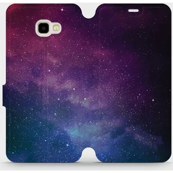 Pouzdro na mobilní telefon Flipové pouzdro Mobiwear - Samsung Galaxy J4 Plus 2018 - V147P Mlhovina (Knížkové flip pouzdro, obal, kryt na mobil Samsung Galaxy J4 Plus 2018 - V147P Mlhovina, materiál Umělá kůže + TPU - ochrana 360°, stojánek, silikonová vanička, magnetické zavírání)