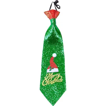 Zelená kravata se santovou čepicí