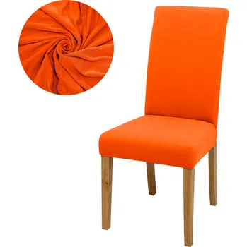 Potah na židli Napínací potahy na židle Barva: Oranžová