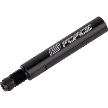 Komponent pro jízdní kolo FORCE nástavec gal. ventilku 31mm FORCE,hliníkový,černý